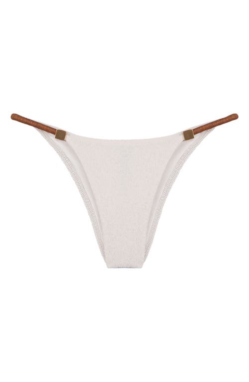 Vix Swimwear Firenze Aika Double Strap Bikini Bottoms In White