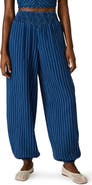 Steve Madden Tillie Stripe Cotton & Linen Balloon Pants