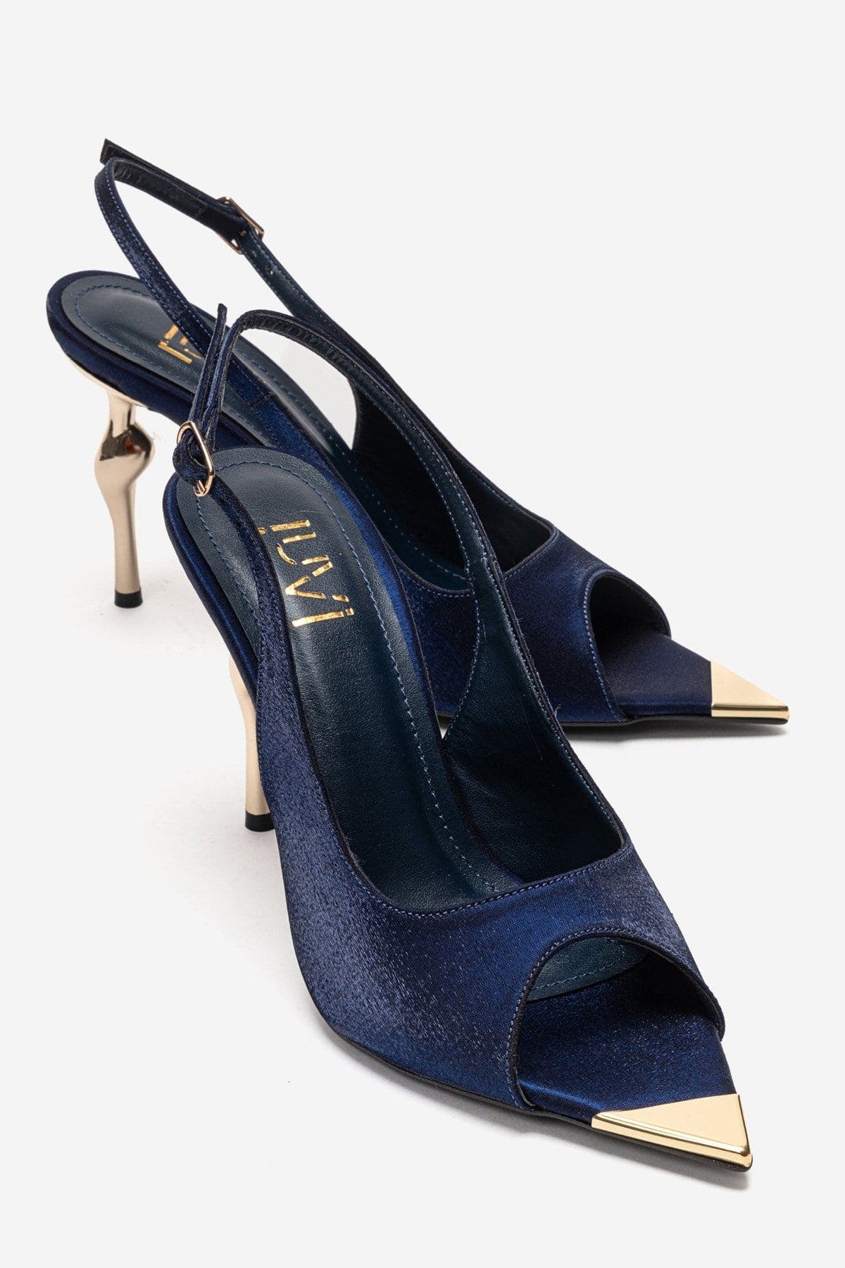  Navy Satin