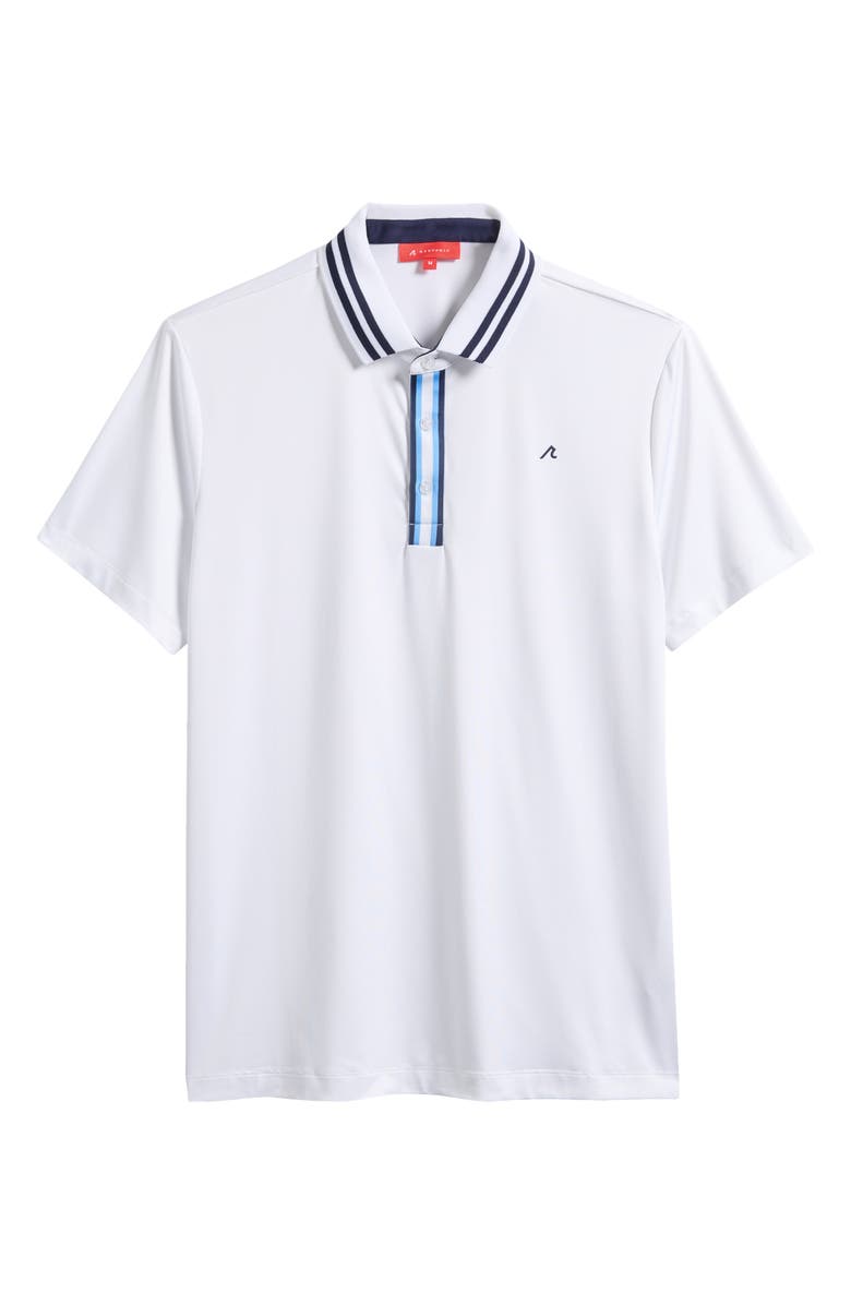 Redvanly Paulison Tipped Polo, Alternate, color, Bright White