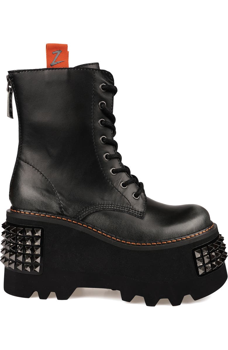 ZIGI Leysa Studded Platform Combat Boot, Alternate, color,