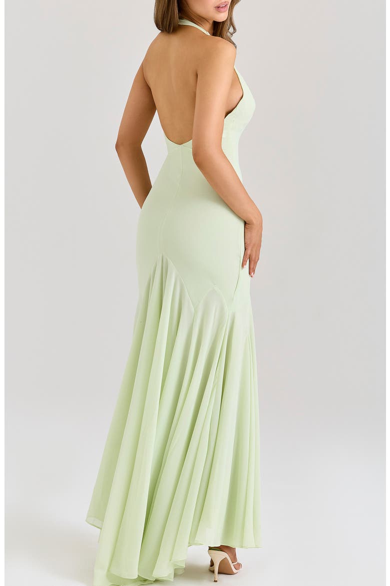 Tamara Halter Dress, Alternate, color, PISTACHIO