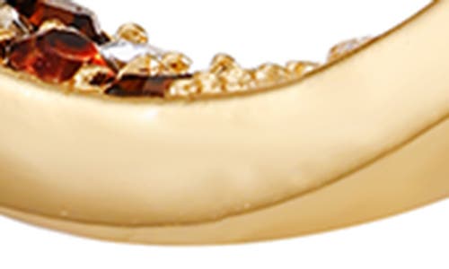 Vince Camuto Inside Out Crystal Pavé Hoop Earrings In Gold Tone