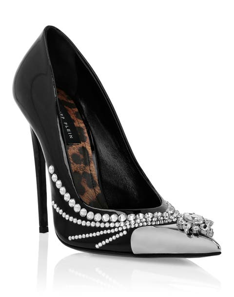 Patent Leather Decollete Hi-Heels Women