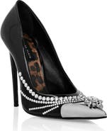 PHILIPP PLEIN Patent Leather Decollete Hi-Heels Women