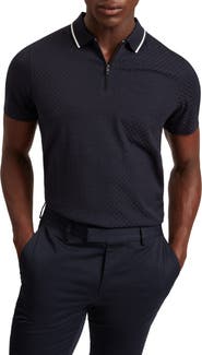 Ted Baker Cophen Stretch Cotton Zip Polo