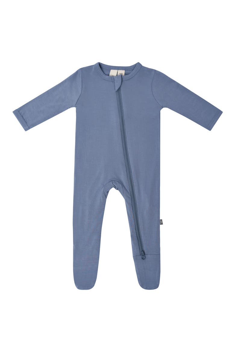 Zip-Up Footie, Main, color, SLATE