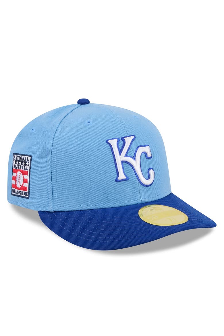 Men's New Era Light Blue/Royal Kansas City Royals 2026 Baseball Hall of Fame 59FIFTY Low Profile Fitted Hat, Main, color, Light Blue