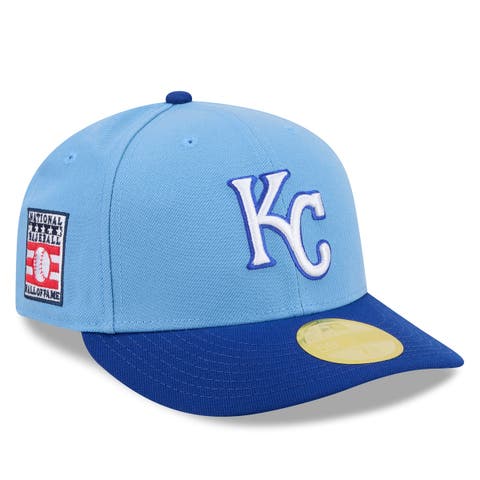 Men's New Era Light Blue/Royal Kansas City Royals 2026 Baseball Hall of Fame 59FIFTY Low Profile Fitted Hat