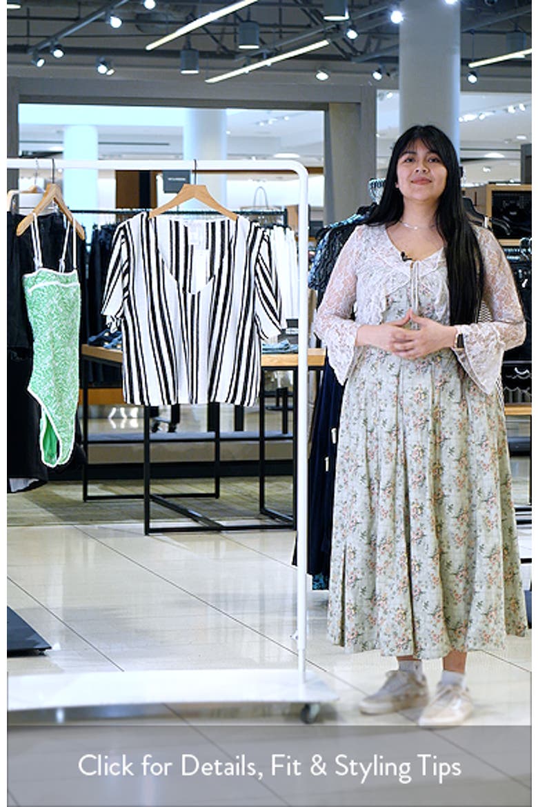 Boardwalk Stripe Knit Cover-Up Shirt video