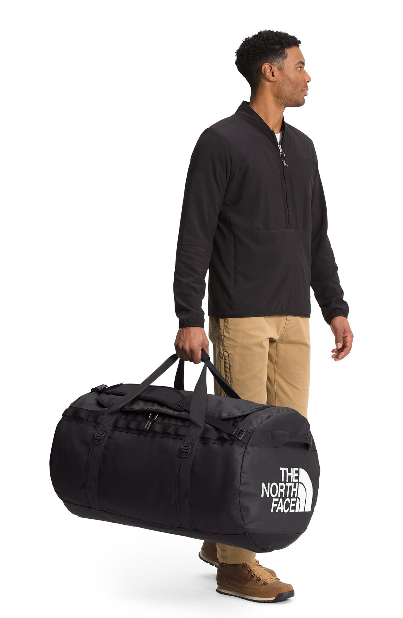 Base Camp XL Duffel Bag, Alternate, color, TNF BLACK/ TNF WHITE-NPF