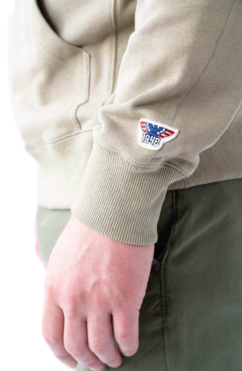 Devil-Dog Dungarees Cotton French Terry Hoodie, Alternate, color, 