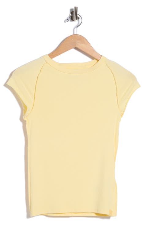 Ever Had Cap Sleeve Cotton T-Shirt
