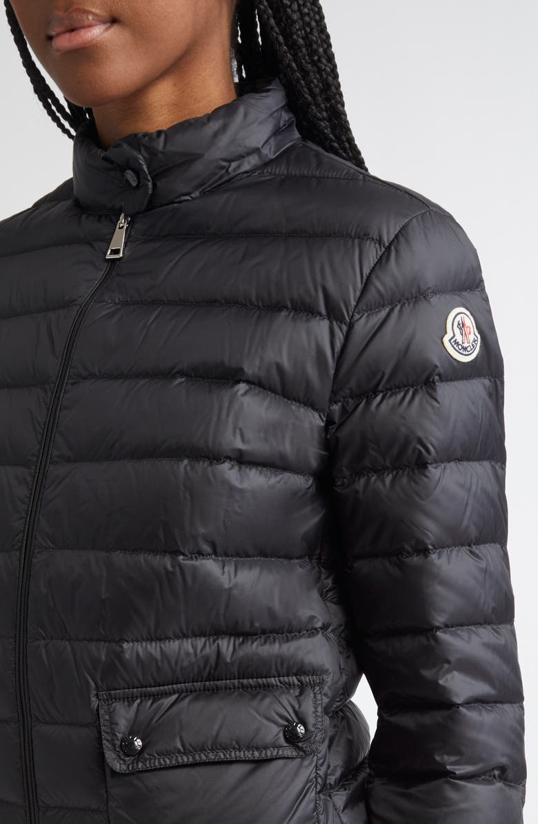 Moncler Lans Down Jacket, Alternate, color, Black/ Black