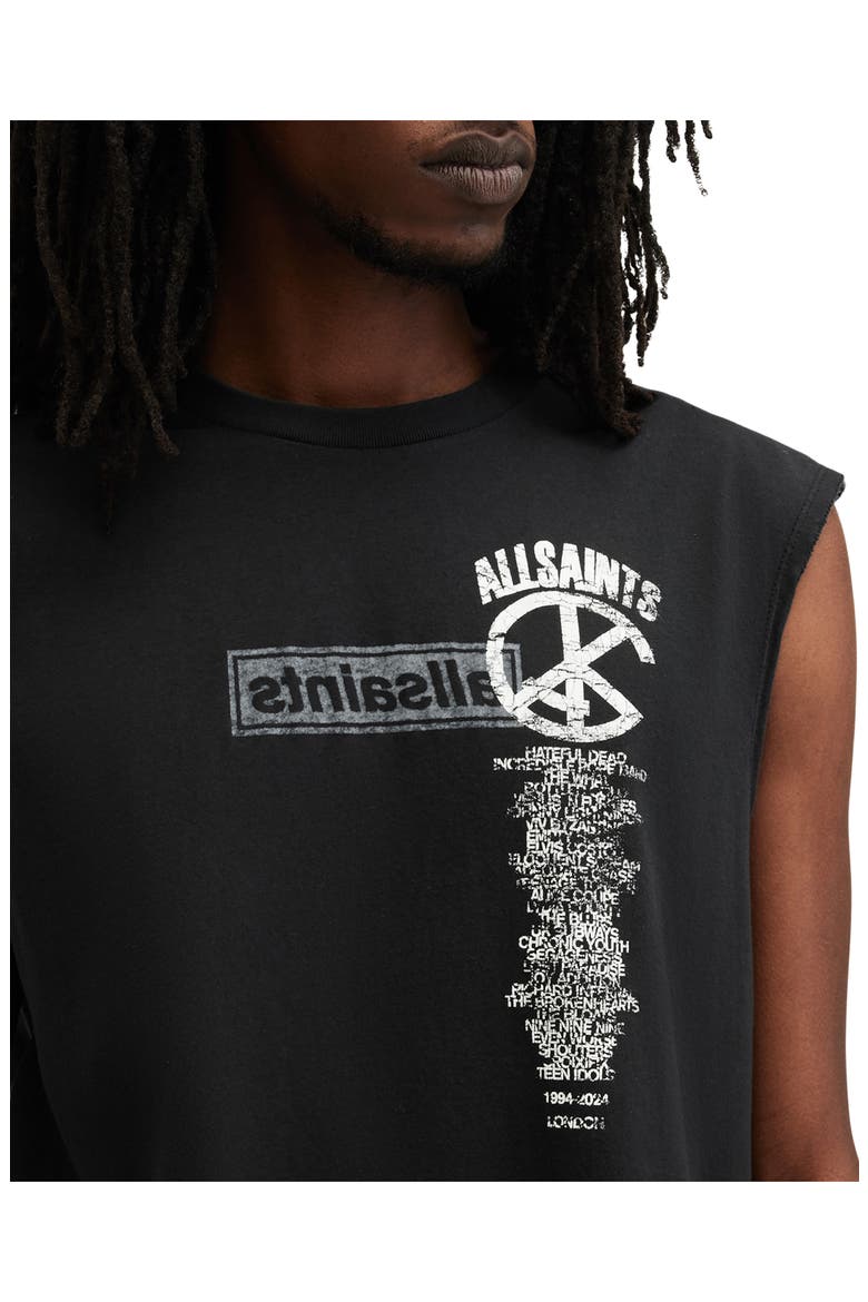 Stock Graphic Muscle Tee, Alternate, color, BLACK