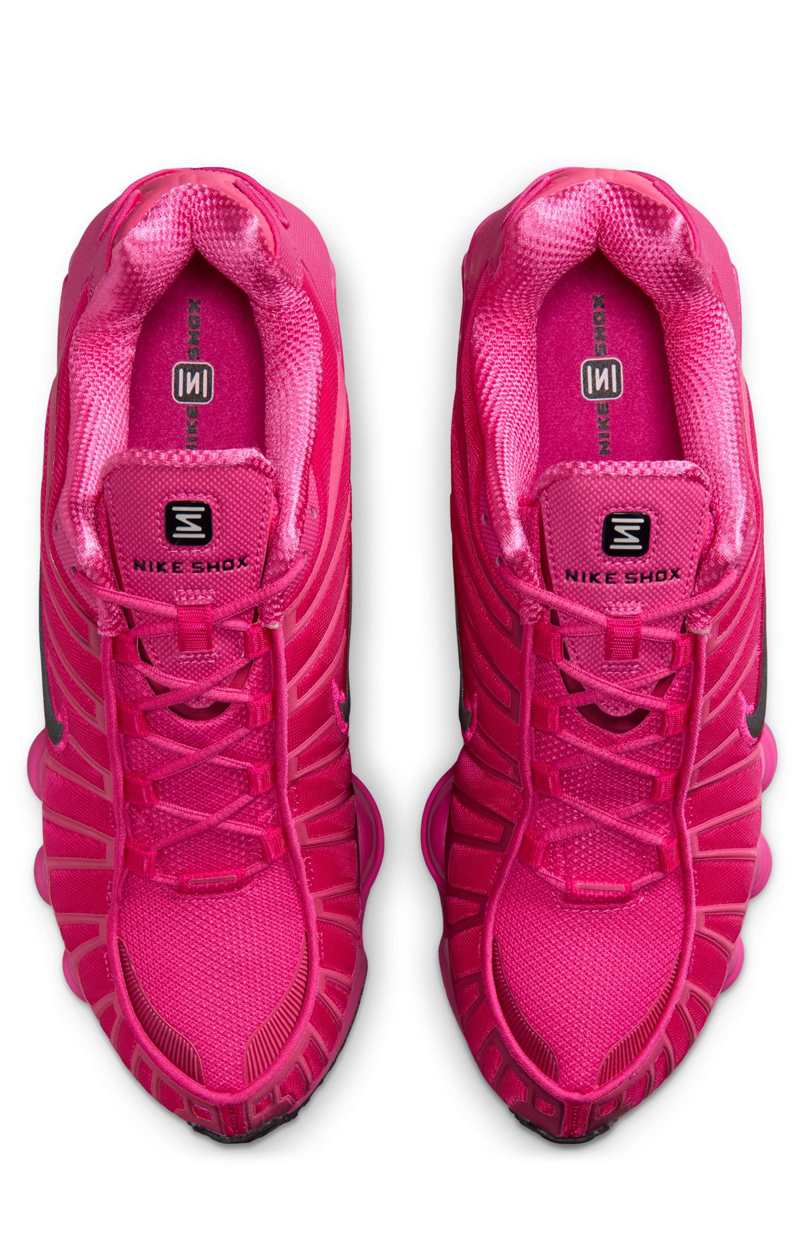Nike Shox TL: Sneaker, Alternate, color, Desert Pink/ Black
