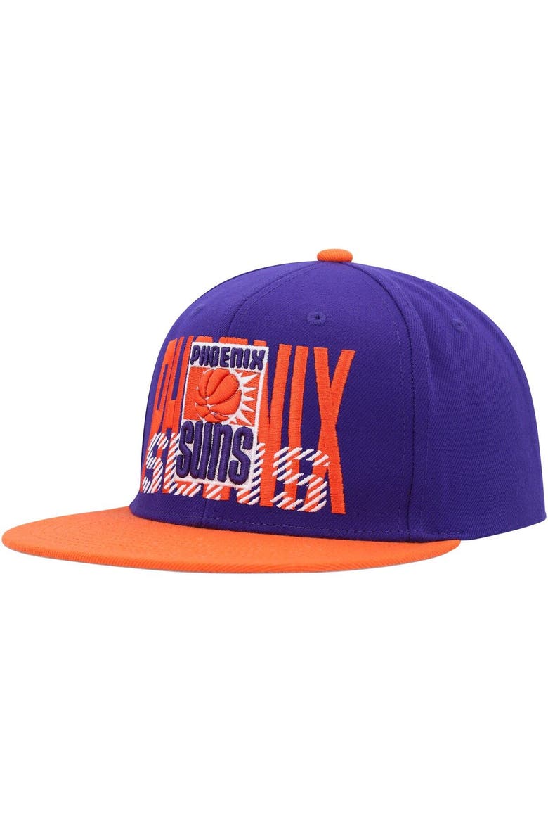 Men's Mitchell & Ness Purple Phoenix Suns SOUL Cross Check Snapback, Main, color, Purple