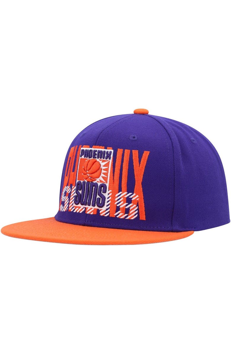Mitchell & Ness Men's Mitchell & Ness Purple Phoenix Suns SOUL Cross Check Snapback, Main, color, 