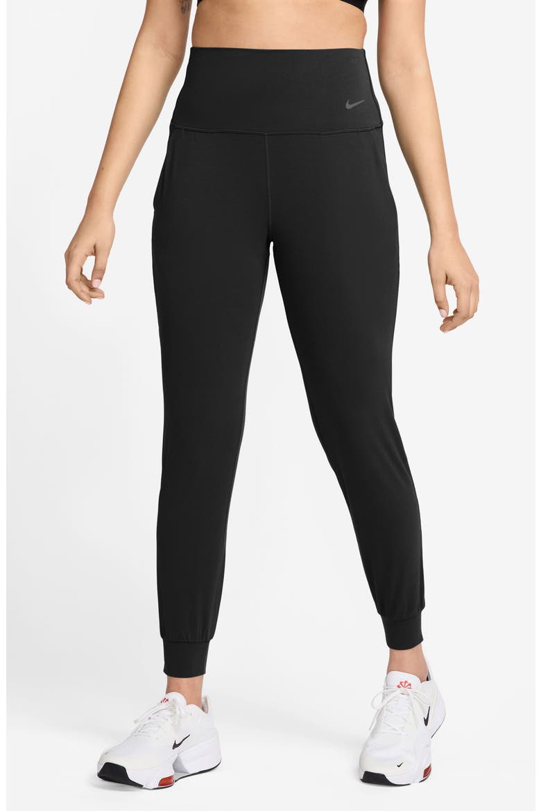Zenvy Dri-FIT High-Waisted Joggers, Main, color, 010 010 BLACK/BLACK