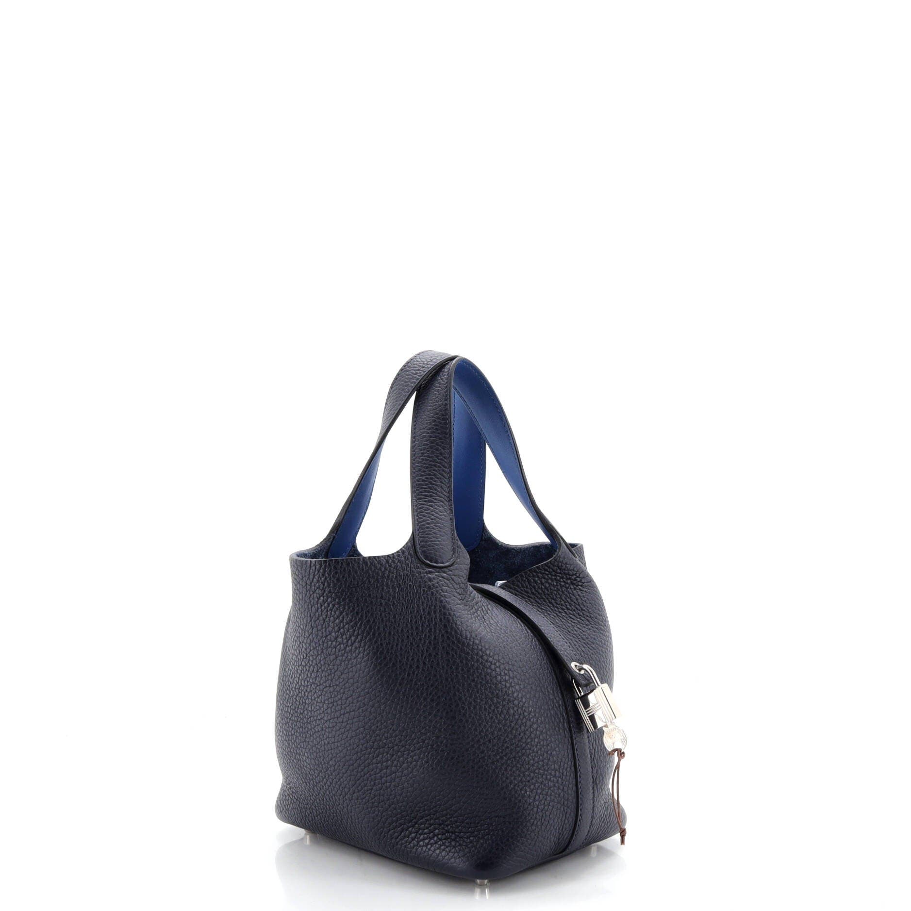 Eclat Picotin Lock Bag Clemence PM, Alternate, color, Blue