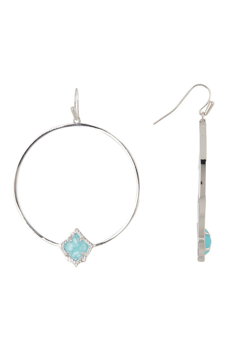 Kendra Scott Elberta Hoop Earrings, Main, color, 