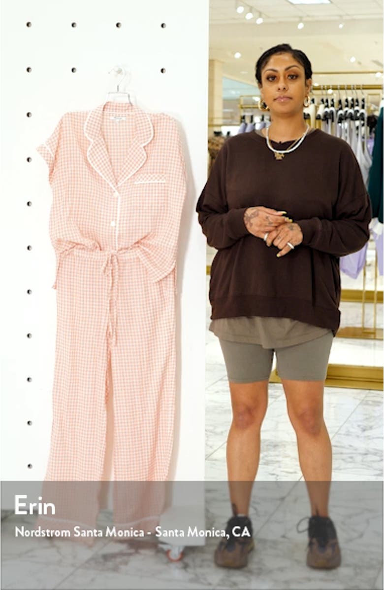 Gingham Check Bedtime Pajamas, sales video thumbnail