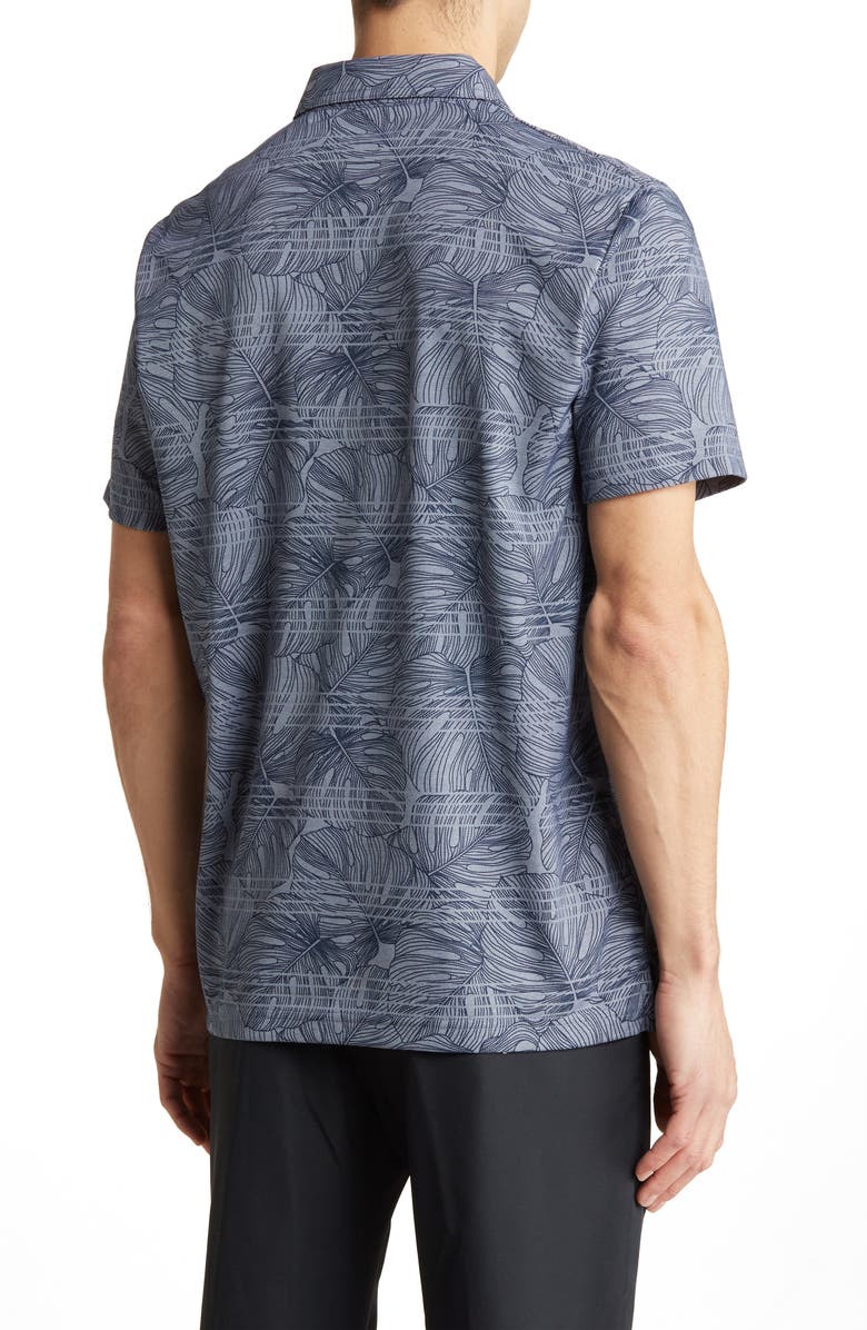 TravisMathew Dolphin Dive Polo, Alternate, color, Heather Peacoat