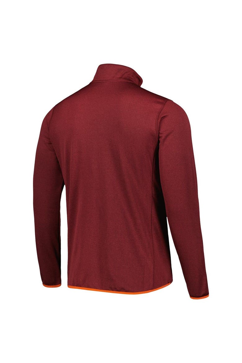 Men's Columbia Maroon Virginia Tech Hokies Park View Omni-Wick Half-Zip Top, Alternate, color, Maroon
