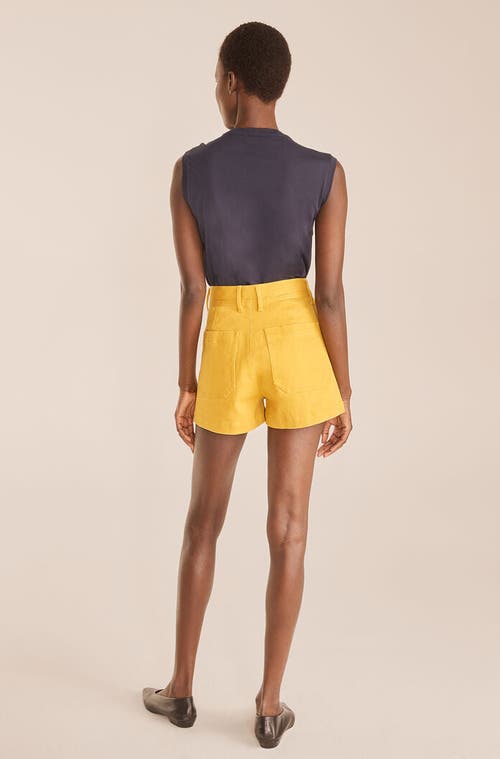 Rebecca Taylor Solid Twill Short In Zest