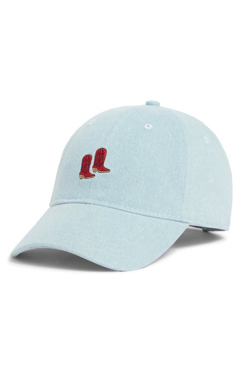 Boots Embroidered Baseball Cap