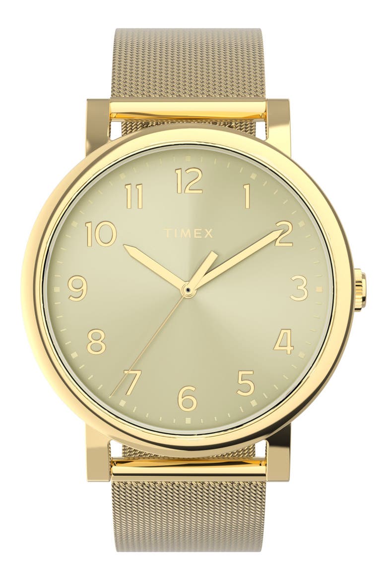 OG 38mm Stainless Steel Bracelet Watch, Main, color, GOLD-TONE