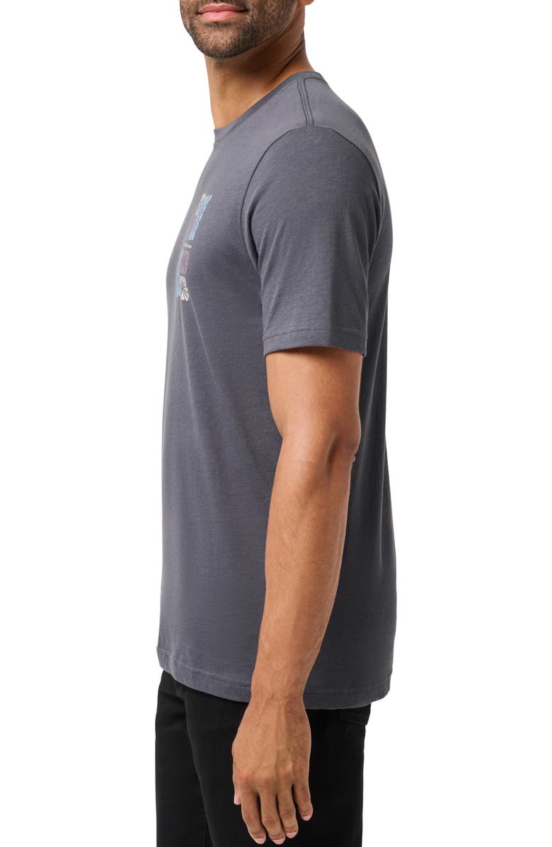 TravisMathew Cabana Cotton Graphic T-Shirt, Alternate, color, Ebony