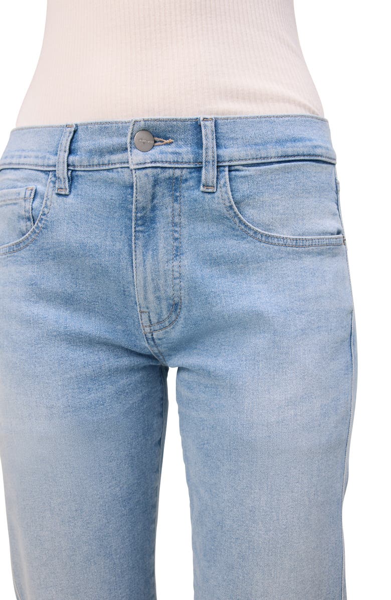 WARP+WEFT BZE Mid Rise Slim Straight Leg Jeans, Alternate, color, 