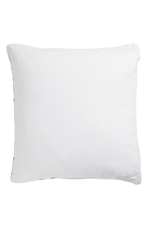 Tahari Geometric Bouclé Accent Pillow In White
