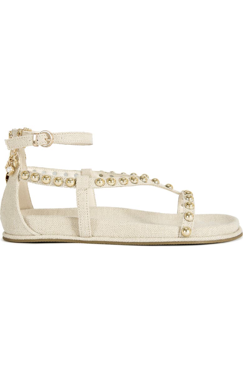 AZALEA WANG Nautyca Stud Embellished Ankle-Strap Sandal, Alternate, color,