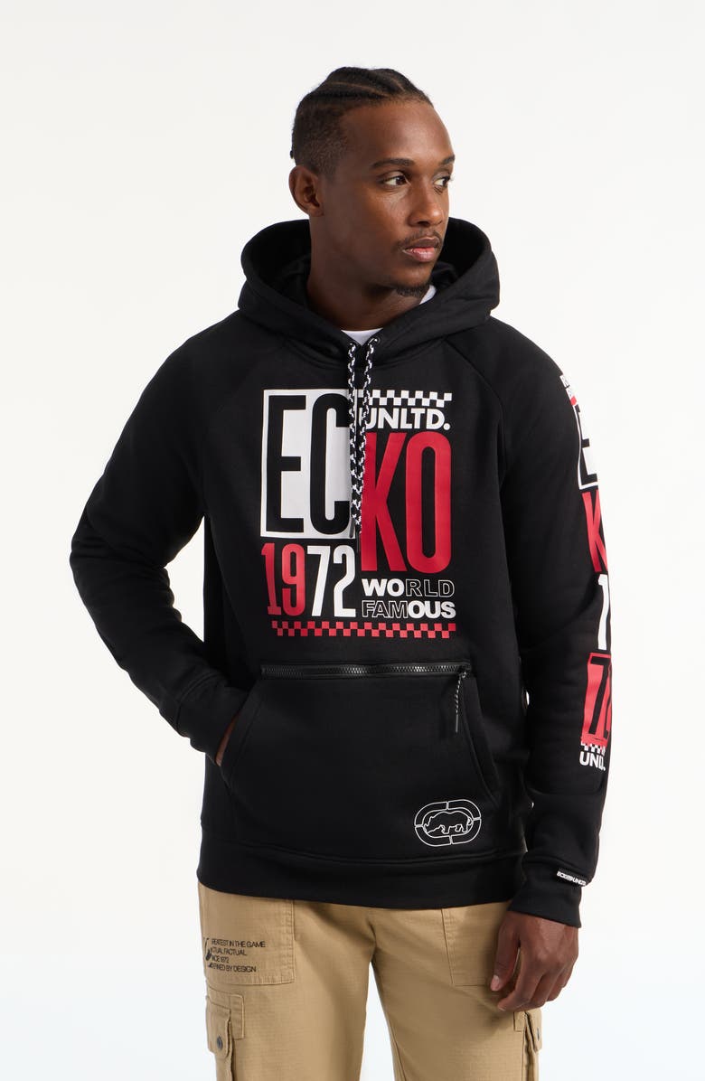 Ecko Unltd. Offkey Hoodie, Main, color, Black