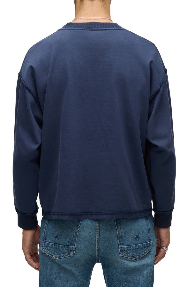Hudson Jeans Heavyweight Cotton Long Sleeve T-Shirt, Alternate, color,