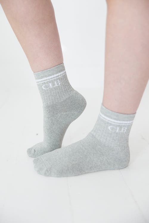 Charlie Lou Baby ® Half Crew Socks In Gray