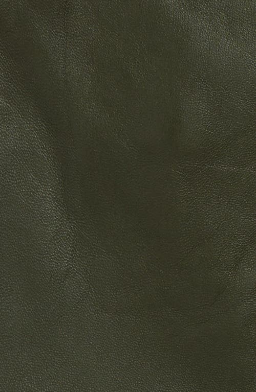Nordstrom Cashmere Lined Leather Touchscreen Gloves In Green