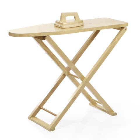 Wooden Ironing Board Set