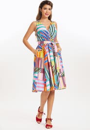 ModCloth Instant Energy Faux Wrap Dress
