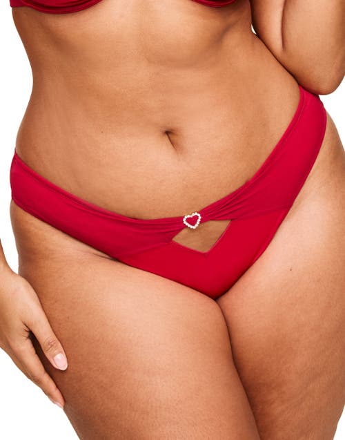 Adore Me Libi Cheeky Panties In Dark Red