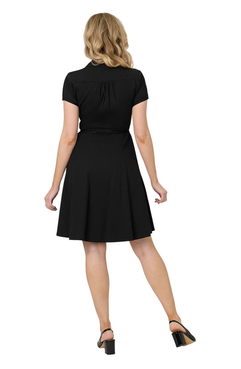 Smak Parlour 1960s Fit & Flare Dress, Alternate, color, Black