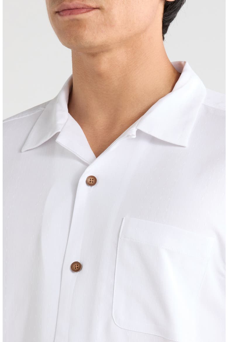 Coastal Ease Designated Driver IslandZone® Camp Shirt, Alternate, color, WHITE