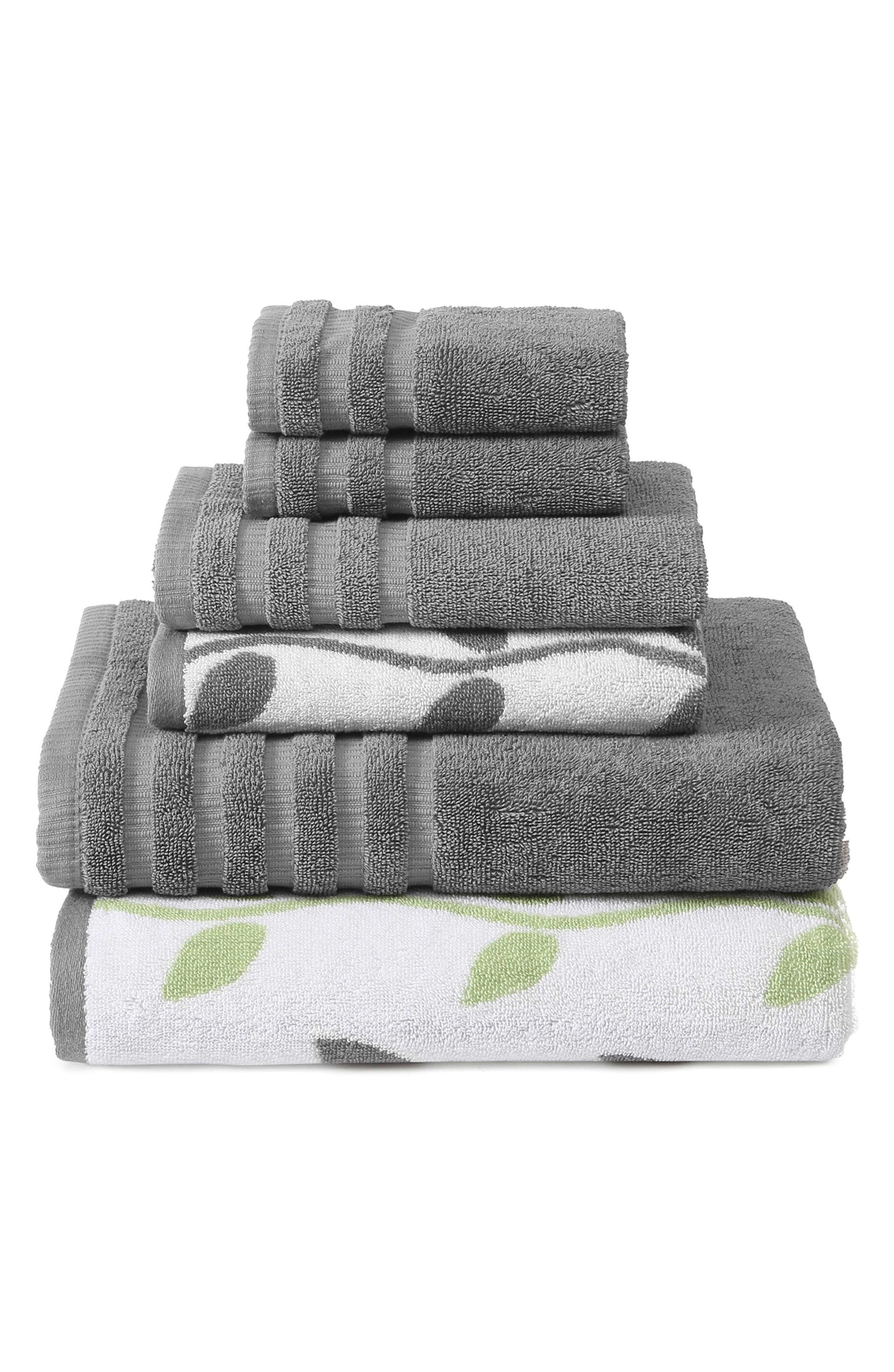 MODERN THREADS Yard Dyed 6-Piece Towel Set
