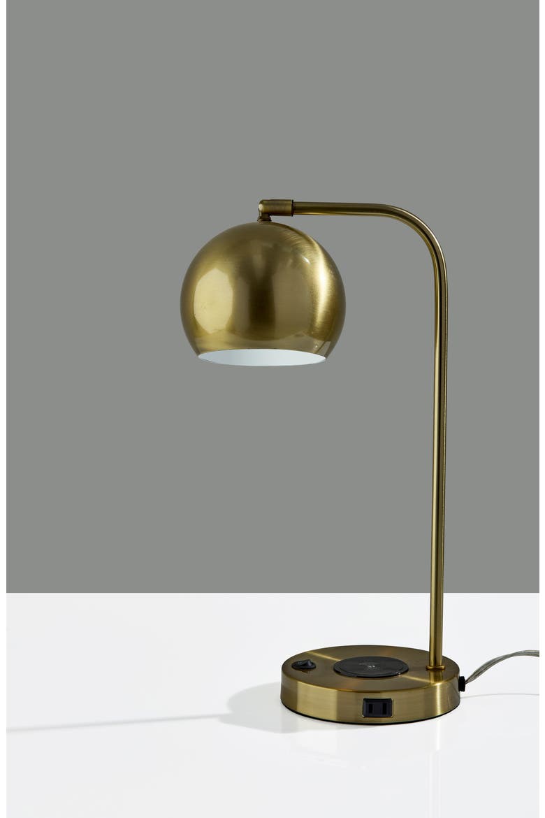 Emery Supercharger Desk Lamp, Alternate, color, ANTIQUE BRASS