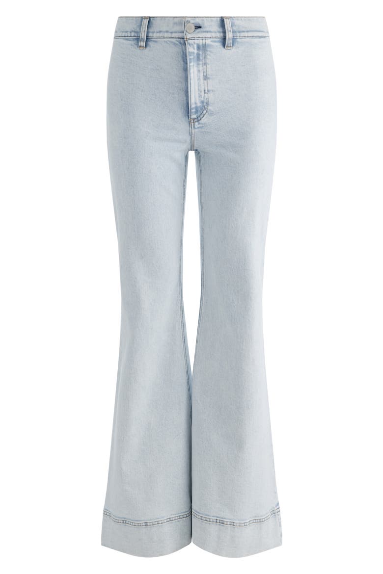 Gorgeous High Waist Flare Jeans, Alternate, color, DARLA LIGHT INDIGO