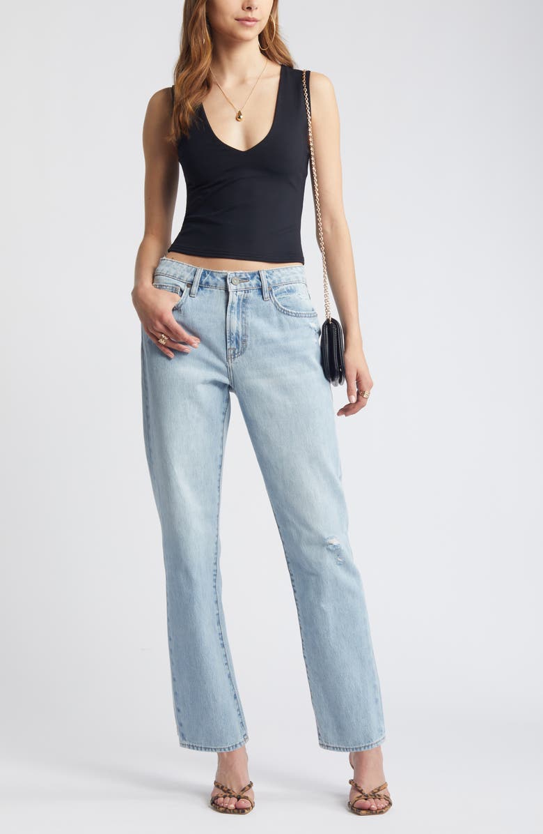 Open Edit Smooth Edit V-Neck Tank, Alternate, color,