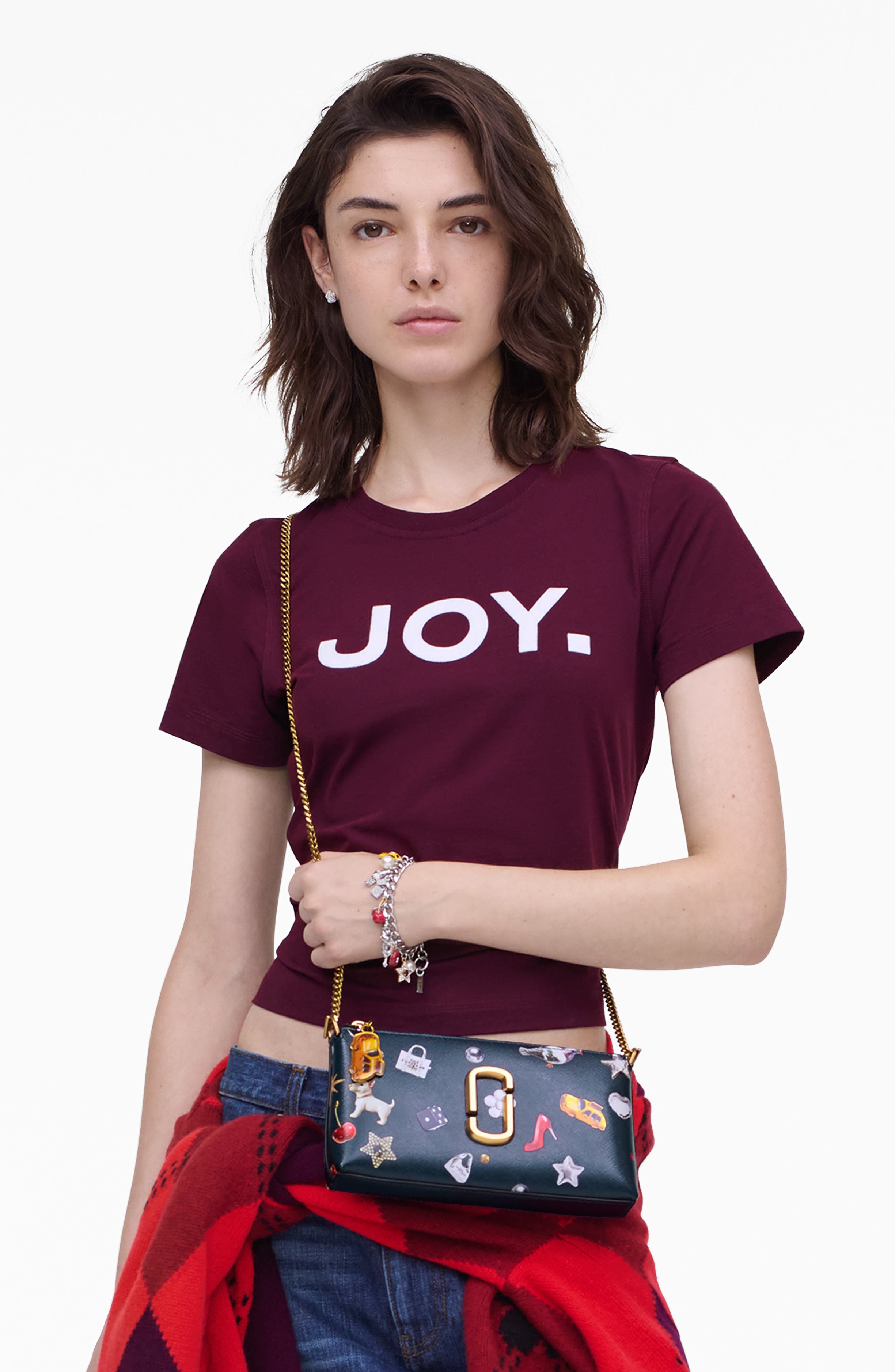 Marc Jacobs The Trinket Snapshot Convertible Shoulder Bag, Alternate, color, 