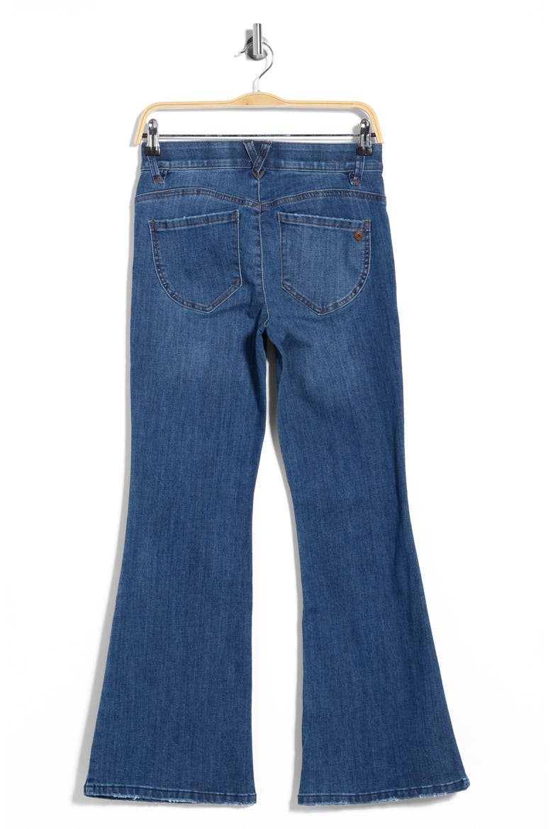 Out There Flare Leg Jeans, Alternate, color, BLUE ARTISANAL